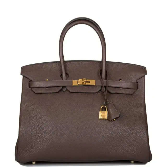 Hermes Chocolate Togo Birkin 35cm Gold Hardware Hermes Chocolate Togo Birkin 35cm Gold Hardware