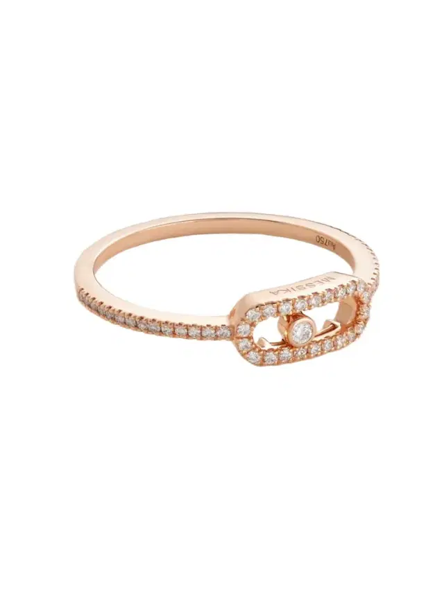 Move Uno 18-karat Rose Gold Diamond Ring Move Uno 18-karat Rose Gold Diamond Ring