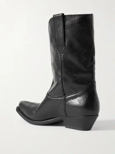 Golden Goose Low Wish Star Textured-leather Cowboy Boots | Thumbnail 3 Golden Goose Low Wish Star Textured-leather Cowboy Boots | Thumbnail 3