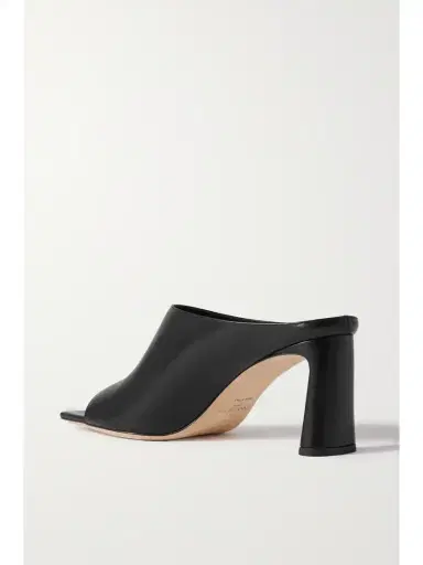 Jimmy Choo Kinley 75 Logo-embellished Leather Mules | Thumbnail 3 Jimmy Choo Kinley 75 Logo-embellished Leather Mules | Thumbnail 3