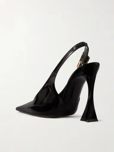 Saint Laurent Dune Patent-leather Slingback Pumps | Thumbnail 3 Saint Laurent Dune Patent-leather Slingback Pumps | Thumbnail 3
