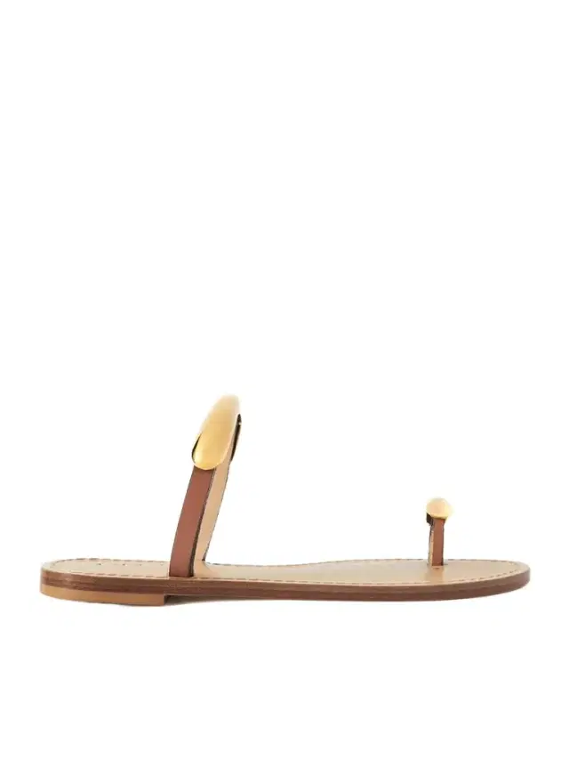Samburu Embellished Leather Sandals Samburu Embellished Leather Sandals