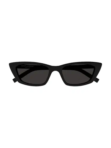Saint Laurent Women's Fashion Show 52MM Cat-Eye Sunglasses - Black Dark Grey | Thumbnail 2 Saint Laurent Women's Fashion Show 52MM Cat-Eye Sunglasses - Black Dark Grey | Thumbnail 2