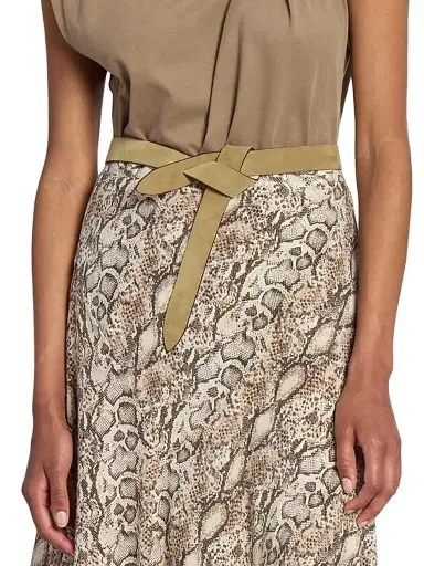 Isabel Marant Women's Lecce Leather Wrap Belt - Taupe | Thumbnail 2 Isabel Marant Women's Lecce Leather Wrap Belt - Taupe | Thumbnail 2