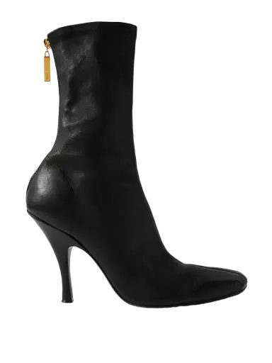 Khaite Eva Leather Sock Boots | Thumbnail 1 Khaite Eva Leather Sock Boots | Thumbnail 1