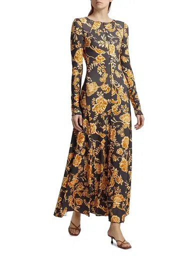 Kivari Women's Kaia Floral Knit Dress - Kaia | Thumbnail 4 Kivari Women's Kaia Floral Knit Dress - Kaia | Thumbnail 4