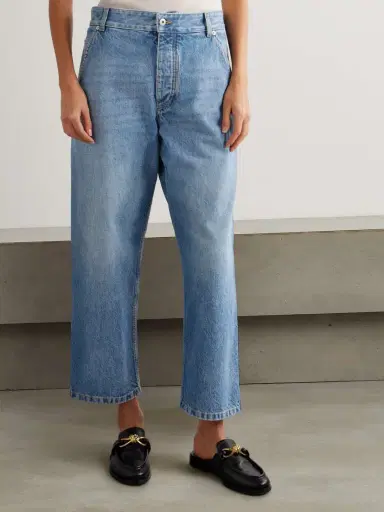 Bottega Veneta Cropped High-rise Straight-leg Jeans | Thumbnail 3 Bottega Veneta Cropped High-rise Straight-leg Jeans | Thumbnail 3