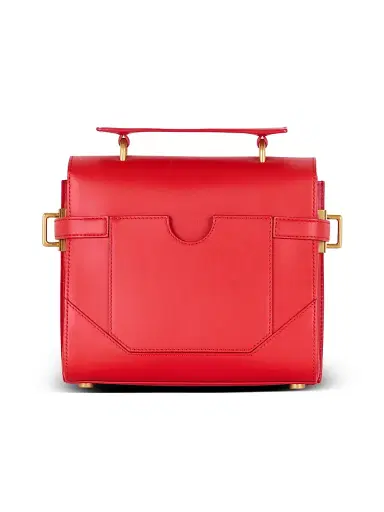 Balmain Women's B-Buzz 23 Leather Top Handle Bag - Rouge | Thumbnail 3 Balmain Women's B-Buzz 23 Leather Top Handle Bag - Rouge | Thumbnail 3