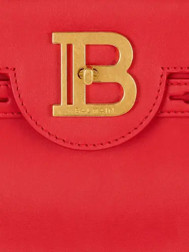 Balmain Women's B-Buzz 23 Leather Top Handle Bag - Rouge | Thumbnail 6 Balmain Women's B-Buzz 23 Leather Top Handle Bag - Rouge | Thumbnail 6