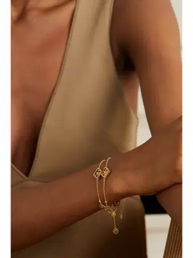 Buccellati Opera Tulle 18-karat Gold And Enamel Bracelet | Thumbnail 5 Buccellati Opera Tulle 18-karat Gold And Enamel Bracelet | Thumbnail 5