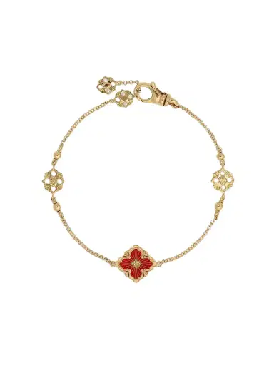 Buccellati Opera Tulle 18-karat Gold And Enamel Bracelet | Thumbnail 1 Buccellati Opera Tulle 18-karat Gold And Enamel Bracelet | Thumbnail 1