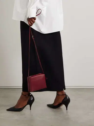 The Row Regent Leather Shoulder Bag | Thumbnail 2 The Row Regent Leather Shoulder Bag | Thumbnail 2