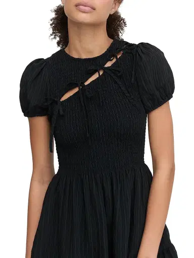 Hill House Home Women's The Gia Mini Nap Dress - Black | Thumbnail 4 Hill House Home Women's The Gia Mini Nap Dress - Black | Thumbnail 4