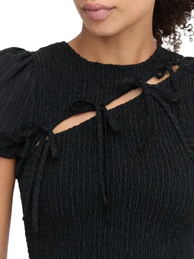 Hill House Home Women's The Gia Mini Nap Dress - Black | Thumbnail 5 Hill House Home Women's The Gia Mini Nap Dress - Black | Thumbnail 5
