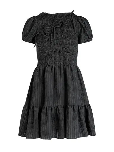 Hill House Home Women's The Gia Mini Nap Dress - Black | Thumbnail 1 Hill House Home Women's The Gia Mini Nap Dress - Black | Thumbnail 1