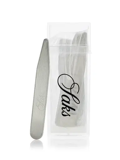 Saks Fifth Avenue Men's COLLECTION Brushed Stainless Steel 18-Piece Collar Stays Set - Silver | Thumbnail 1 Saks Fifth Avenue Men's COLLECTION Brushed Stainless Steel 18-Piece Collar Stays Set - Silver | Thumbnail 1