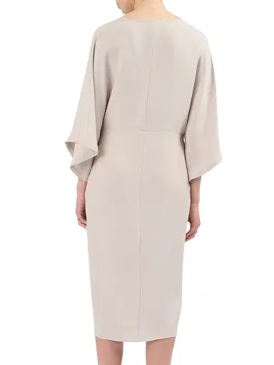 Careste Women's Olympia Gathered Dress - Dark White Sand | Thumbnail 4 Careste Women's Olympia Gathered Dress - Dark White Sand | Thumbnail 4
