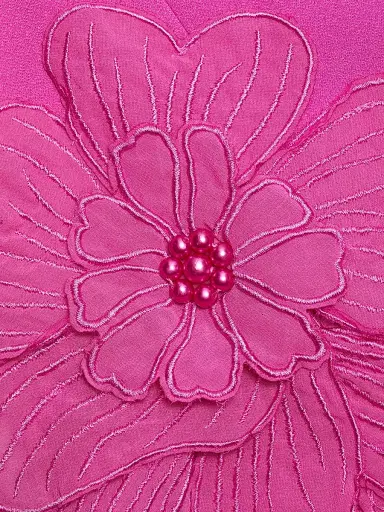 Elliatt Women's Janelle Floral Appliqué Minidress - Fuchsia | Thumbnail 7 Elliatt Women's Janelle Floral Appliqué Minidress - Fuchsia | Thumbnail 7