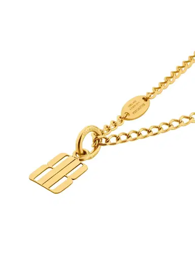 Balenciaga Women's Nano Thin Necklace - Gold | Thumbnail 3 Balenciaga Women's Nano Thin Necklace - Gold | Thumbnail 3