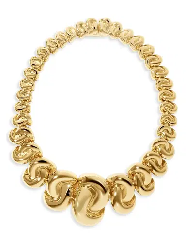 Jennifer Fisher Women's Knot 10K-Gold-Plated Necklace - Yellow Gold | Thumbnail 1 Jennifer Fisher Women's Knot 10K-Gold-Plated Necklace - Yellow Gold | Thumbnail 1