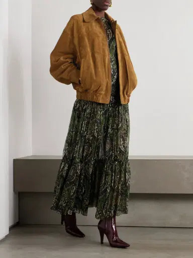 Saint Laurent Suede Jacket | Thumbnail 2 Saint Laurent Suede Jacket | Thumbnail 2