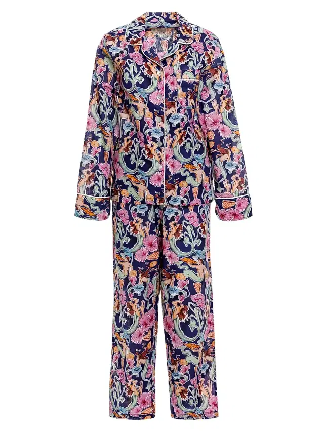 Women's Sun-Kissed Escapes Mixed-Print Pajamas Women's Sun-Kissed Escapes Mixed-Print Pajamas