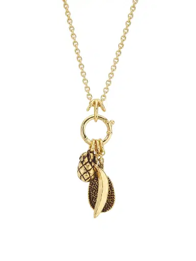 Chloé Women's Charms Goldtone Necklace - Vintage Gold | Thumbnail 1 Chloé Women's Charms Goldtone Necklace - Vintage Gold | Thumbnail 1