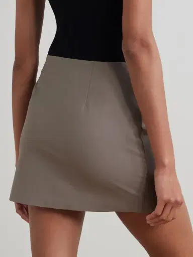 Matteau Wool-blend Twill Mini Skirt | Thumbnail 3 Matteau Wool-blend Twill Mini Skirt | Thumbnail 3