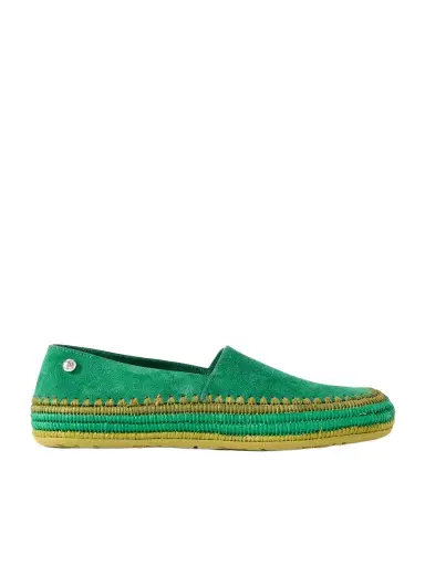 Loewe + Paula's Ibiza Rio Raffia-trimmed Suede Espadrilles | Thumbnail 1 Loewe + Paula's Ibiza Rio Raffia-trimmed Suede Espadrilles | Thumbnail 1