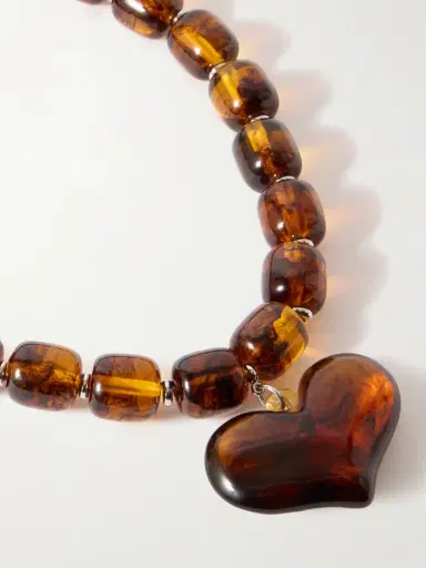 Julietta Amore Silver-tone Resin Necklace | Thumbnail 4 Julietta Amore Silver-tone Resin Necklace | Thumbnail 4