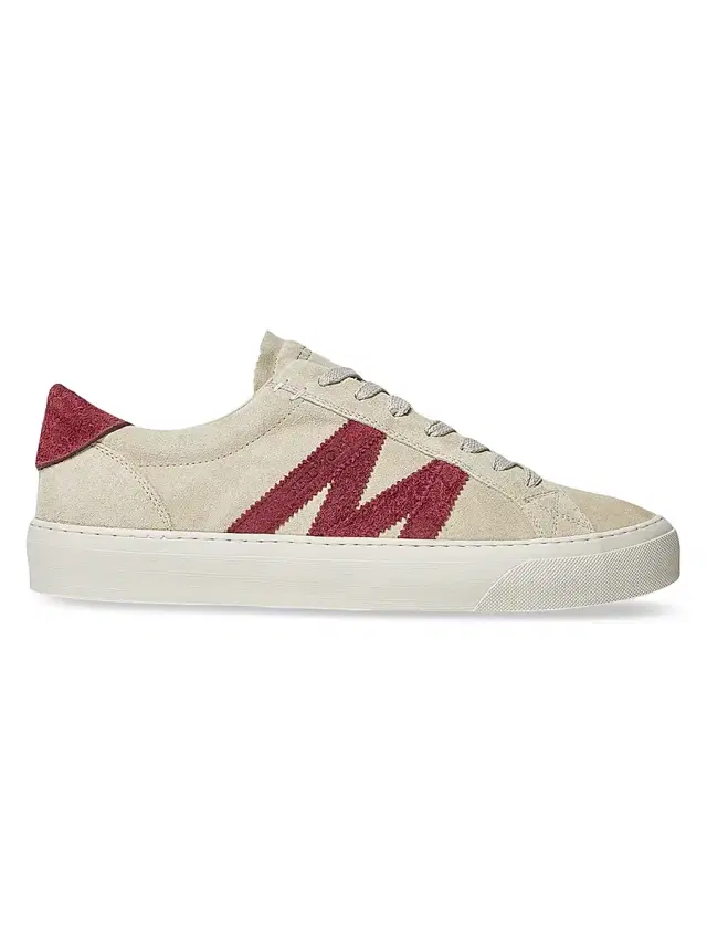 Men's Monaco2 Sneakers in Leather - Light Beige Men's Monaco2 Sneakers in Leather - Light Beige