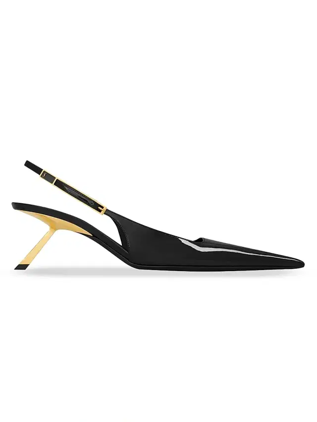 Women's Lee Slingback Pumps in Patent Leather Women's Lee Slingback Pumps in Patent Leather