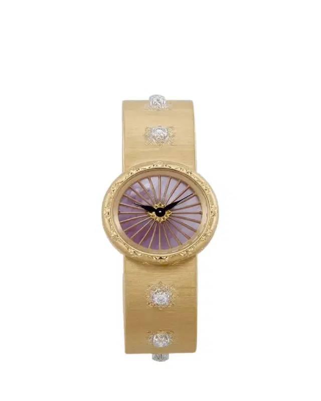 Macri Classic Yellow Gold Bracelet Watch with Diamonds Macri Classic Yellow Gold Bracelet Watch with Diamonds