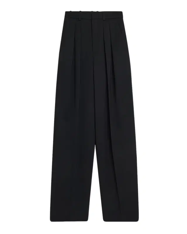 Pleated Wide-Leg Trousers Pleated Wide-Leg Trousers