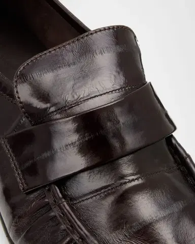 THE ROW 25mm Soft Eelskin Leather Loafers | Thumbnail 6 THE ROW 25mm Soft Eelskin Leather Loafers | Thumbnail 6