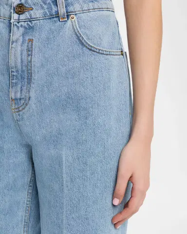 Balmain High-Waisted Flared Denim Jeans | Thumbnail 6 Balmain High-Waisted Flared Denim Jeans | Thumbnail 6
