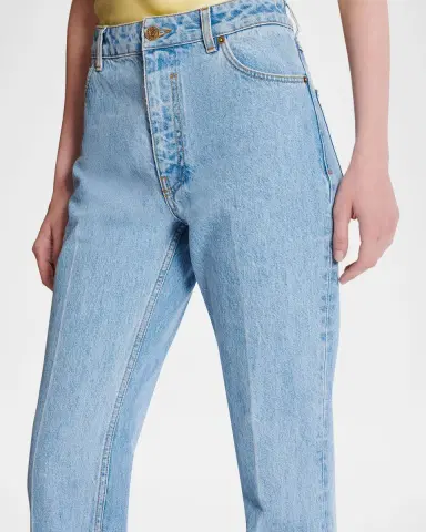 Balmain High-Waisted Flared Denim Jeans | Thumbnail 8 Balmain High-Waisted Flared Denim Jeans | Thumbnail 8