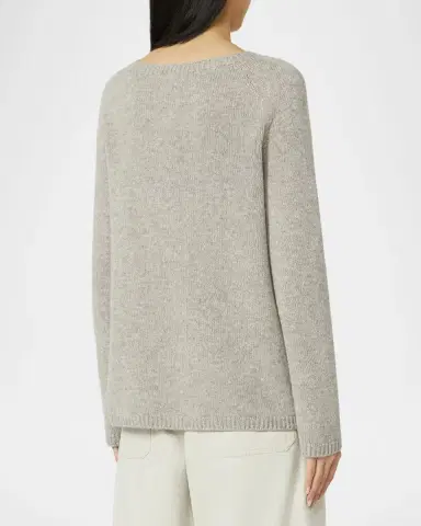 Max Mara Wool & Cashmere Crewneck Sweater | Thumbnail 3 Max Mara Wool & Cashmere Crewneck Sweater | Thumbnail 3