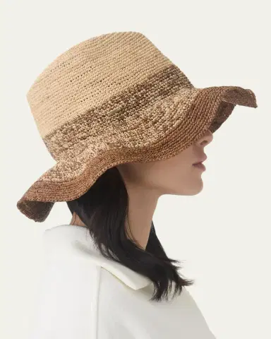 Eugenia Kim Lourdes Ombré Raffia Hat | Thumbnail 5 Eugenia Kim Lourdes Ombré Raffia Hat | Thumbnail 5