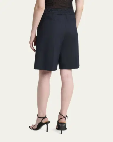 Victoria Beckham Pleated Tailored Bermuda Shorts | Thumbnail 3 Victoria Beckham Pleated Tailored Bermuda Shorts | Thumbnail 3