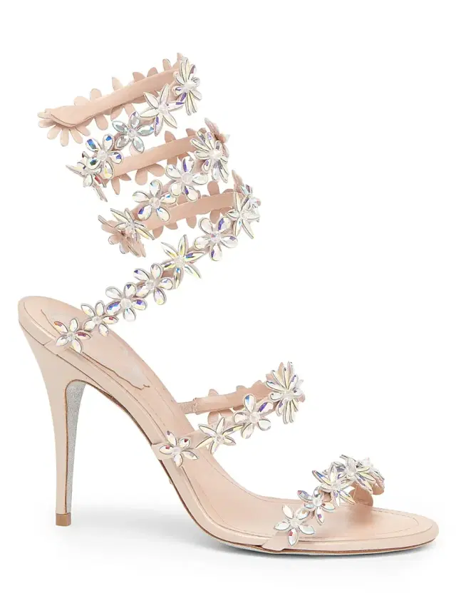 Women's Cleo 100MM Satin Wrap Sandals Women's Cleo 100MM Satin Wrap Sandals
