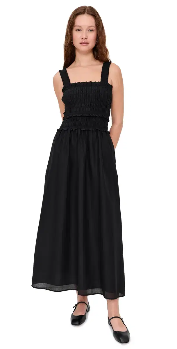 The Azalea Maxi Nap Dress Black The Azalea Maxi Nap Dress Black