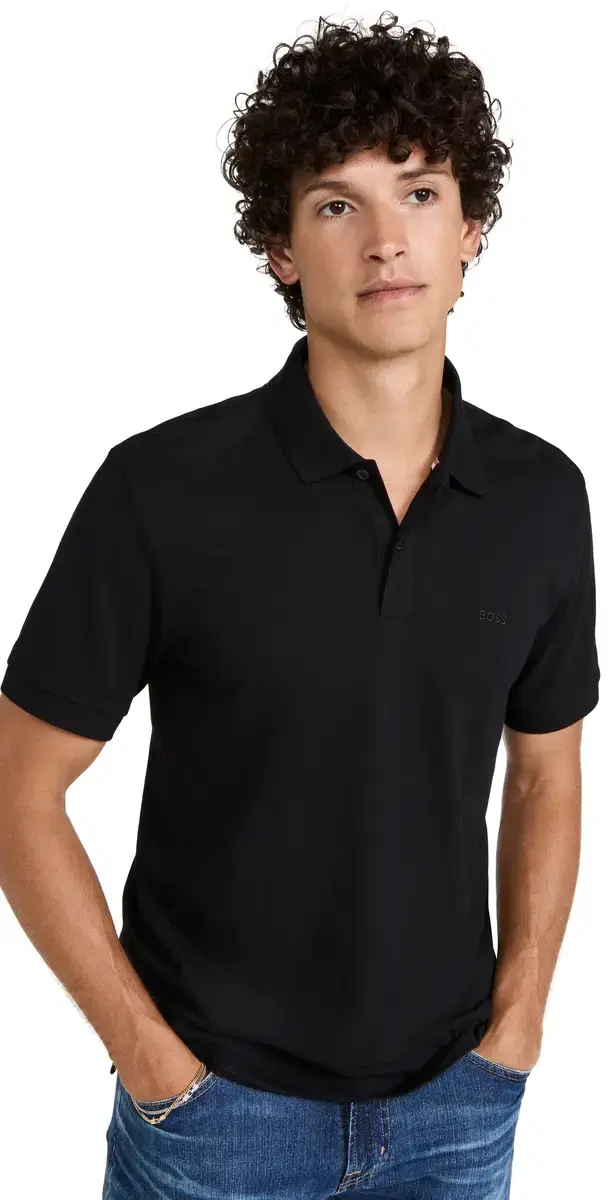 Regular Fit Polo Shirt Black Regular Fit Polo Shirt Black