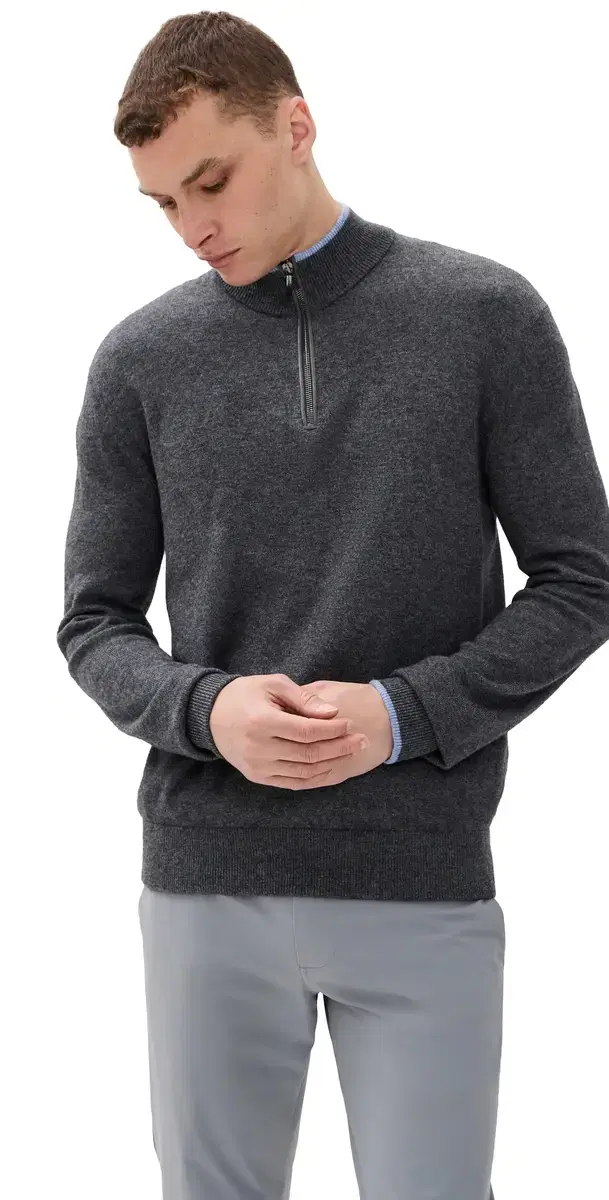 Sebonack Cashmere Blend Quarter Zip Sweater Sebonack Cashmere Blend Quarter Zip Sweater