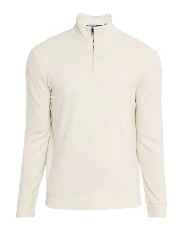 Men's Textured Double-Knit Quarter-Zip Sweater Men's Textured Double-Knit Quarter-Zip Sweater