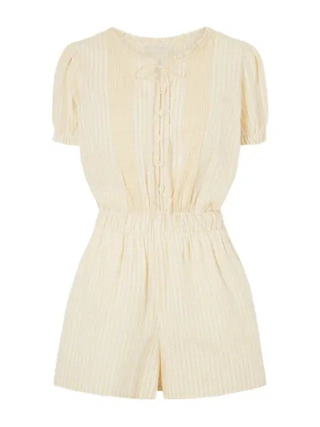 Roma Ruffled Checked Cotton Playsuit Roma Ruffled Checked Cotton Playsuit