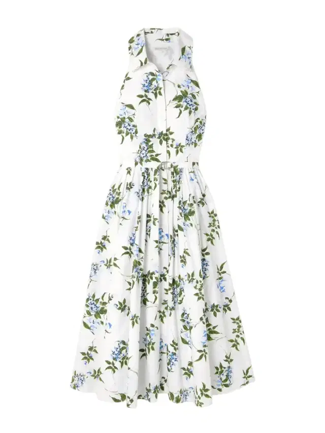 Norika Belted Floral-print Cotton-poplin Midi Shirt Dress Norika Belted Floral-print Cotton-poplin Midi Shirt Dress