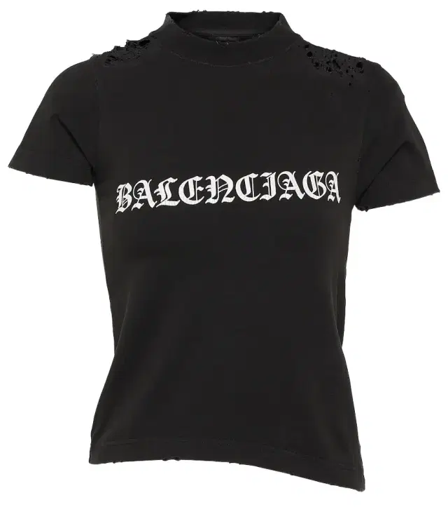 Gothic Type Shrunk cotton-blend T-shirt Gothic Type Shrunk cotton-blend T-shirt
