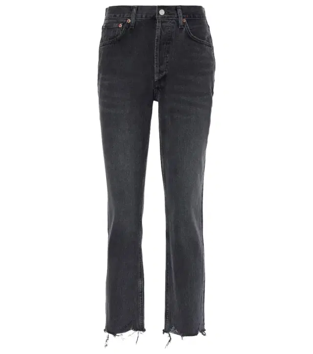 Riley high-rise cropped straight jeans Riley high-rise cropped straight jeans