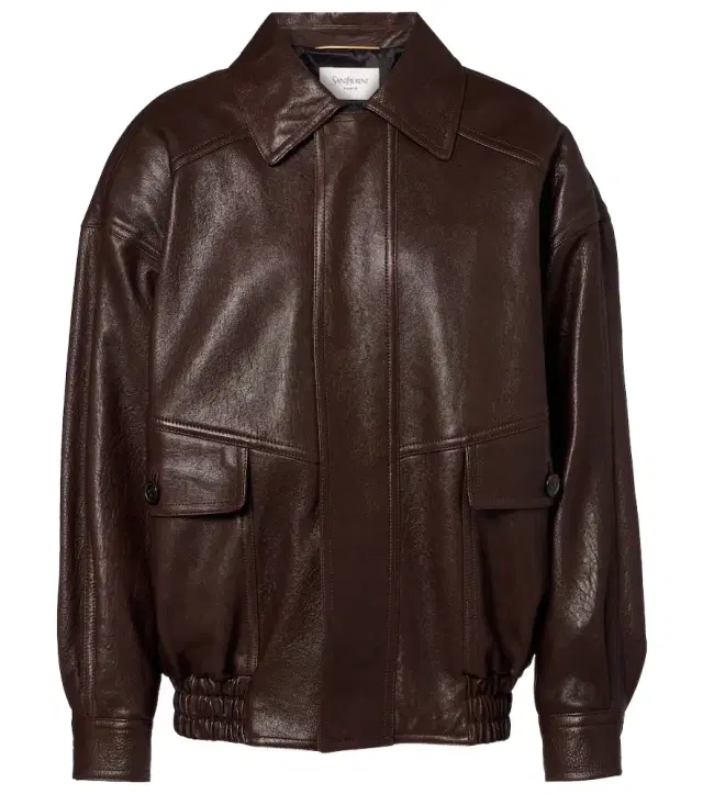 Leather bomber jacket Leather bomber jacket